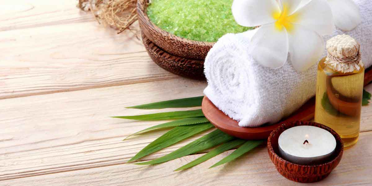 Massage oils and towels